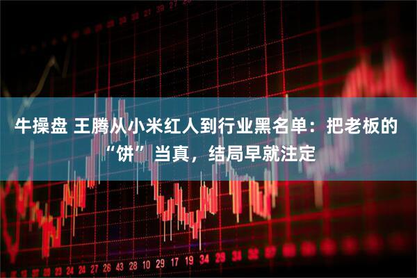 牛操盘 王腾从小米红人到行业黑名单：把老板的 “饼” 当真，结局早就注定