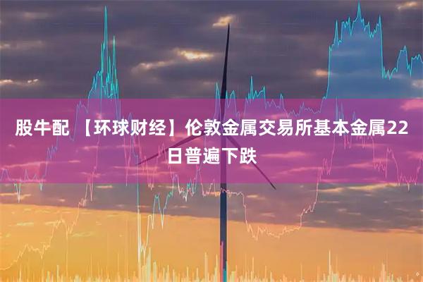 股牛配 【环球财经】伦敦金属交易所基本金属22日普遍下跌