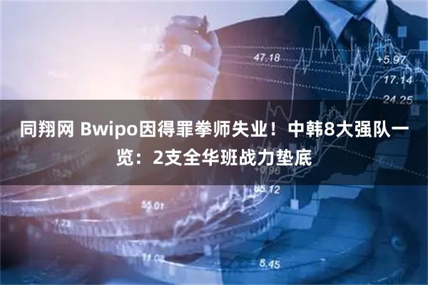 同翔网 Bwipo因得罪拳师失业！中韩8大强队一览：2支全华班战力垫底
