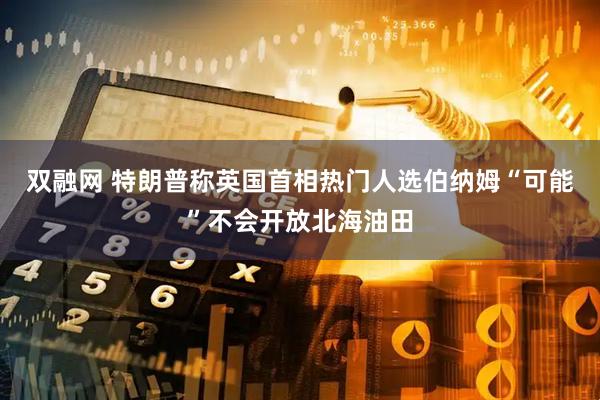 双融网 特朗普称英国首相热门人选伯纳姆“可能”不会开放北海油田